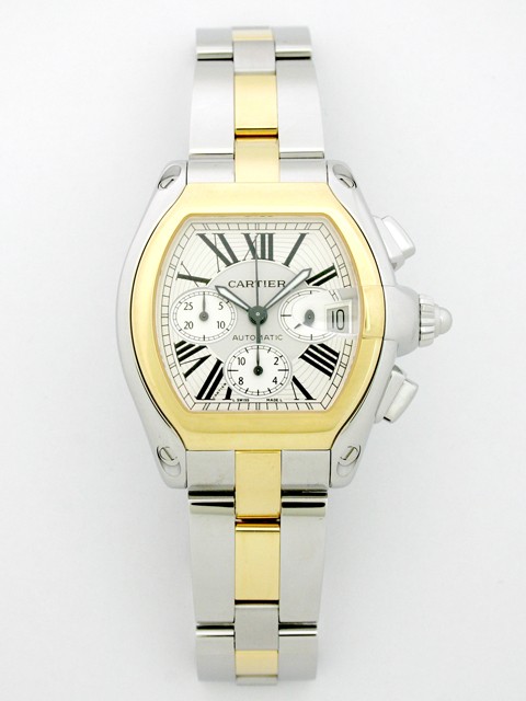カルティエスーパーコピー Cartier ロードスター W620271 ＳＧ クロノグラフ シルバー
