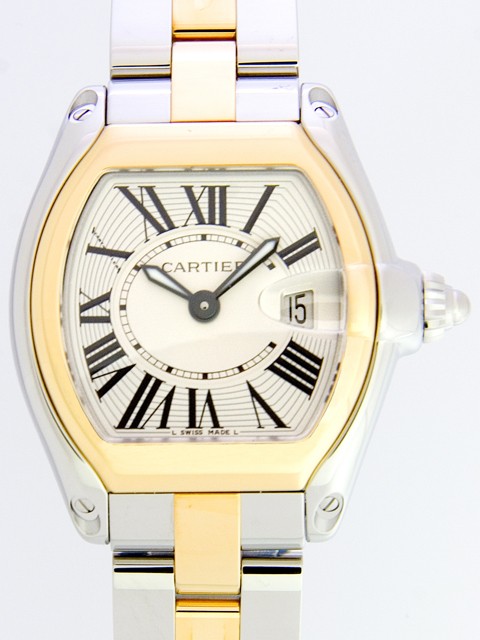 カルティエスーパーコピー Cartier ロードスター レディース W62026Y4 ＳＧ ＳＭ シルバー