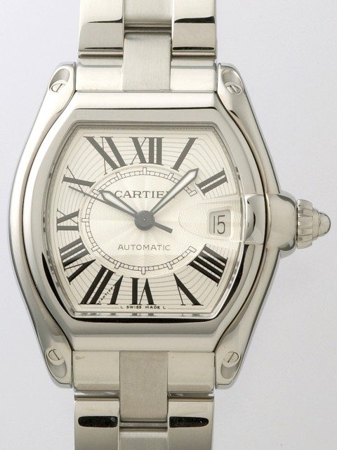 カルティエスーパーコピー Cartier ロードスター W62025V3 シルバーローマ シルバーローマ