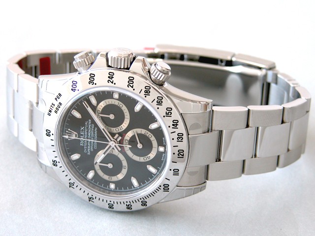 ロレックスコピー ROLEX デイトナ 116520 ニュークラスプモデル ブラック メンズ 自動巻