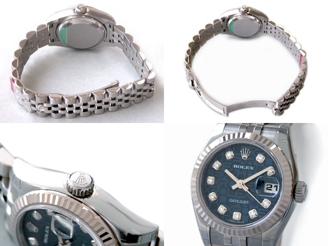 ロレックススーパーコピー ROLEX パーペチュアル デイトジャスト レディース 179174J ブルーコンピューター