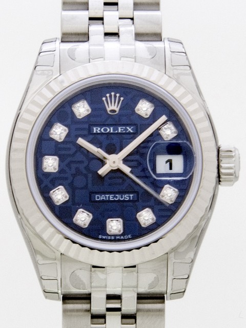 ロレックススーパーコピー ROLEX パーペチュアル デイトジャスト レディース 179174J ブルーコンピューター