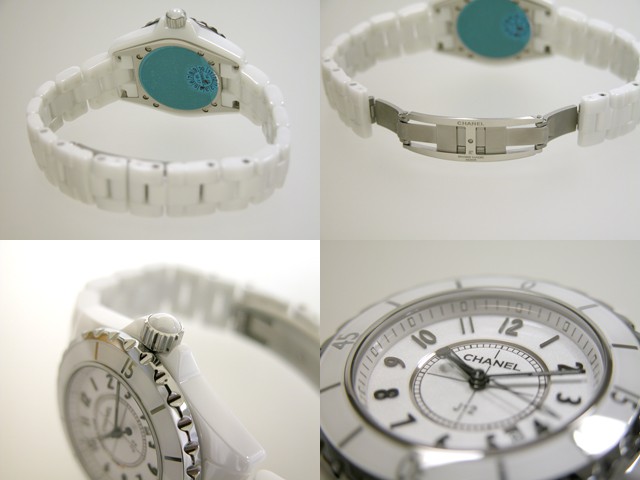 シャネルスーパーコピー j12 H0968 33mm ホワイトセラミックブレス ホワイト レディース