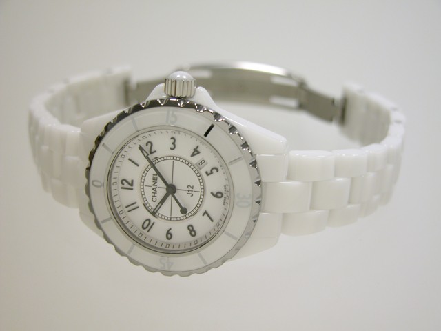 シャネルスーパーコピー j12 H0968 33mm ホワイトセラミックブレス ホワイト レディース
