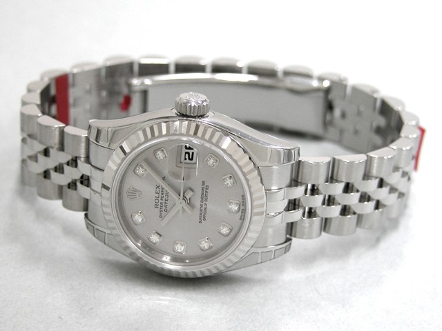 ロレックススーパーコピー ROLEX パーペチュアル デイトジャスト レディース 179174G グレー