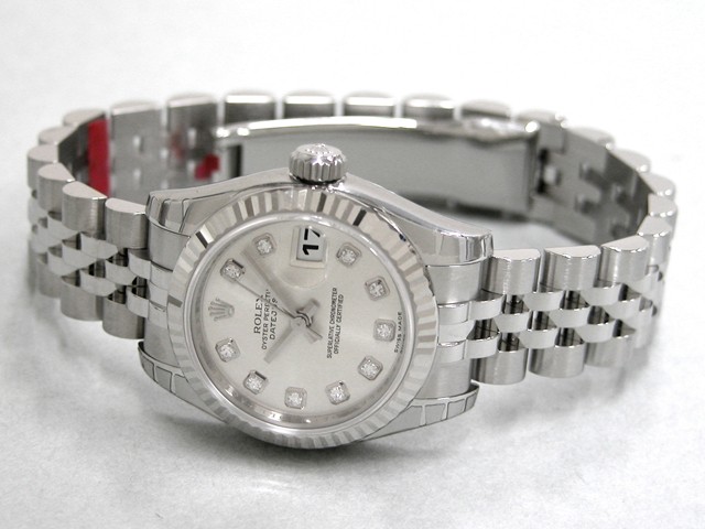 ロレックススーパーコピー ROLEX パーペチュアル デイトジャスト レディース 179174G シルバー