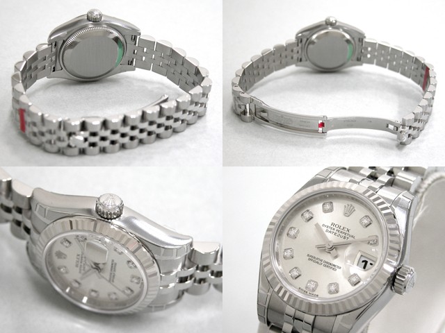 ロレックススーパーコピー ROLEX パーペチュアル デイトジャスト レディース 179174G シルバー