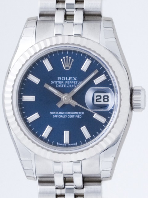 ロレックススーパーコピー ROLEX パーペチュアル デイトジャスト レディース 179174 ブルーバー