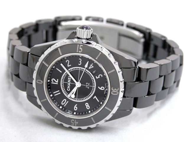 シャネルスーパーコピー j12 H0682 33mm ブラックセラミックブレス ブラック レディース