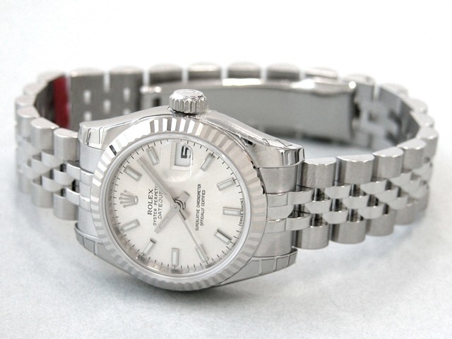 ロレックススーパーコピー ROLEX パーペチュアル デイトジャスト レディース 179174 シルバーバー