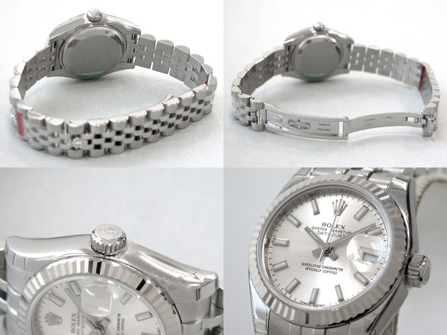 ロレックススーパーコピー ROLEX パーペチュアル デイトジャスト レディース 179174 シルバーバー