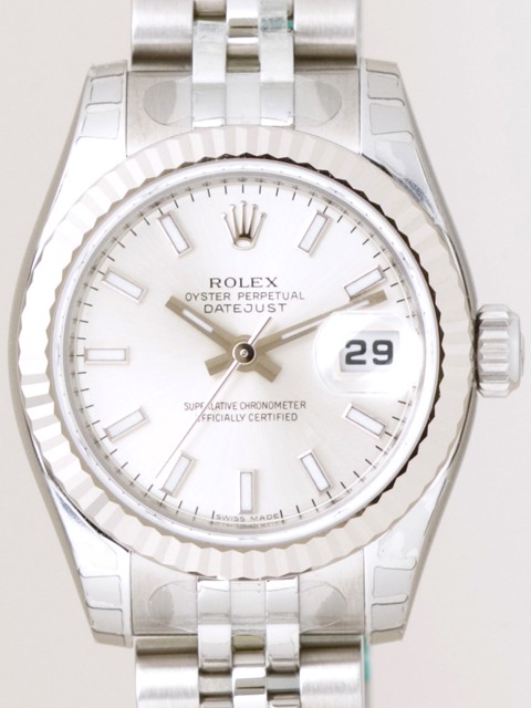 ロレックススーパーコピー ROLEX パーペチュアル デイトジャスト レディース 179174 シルバーバー