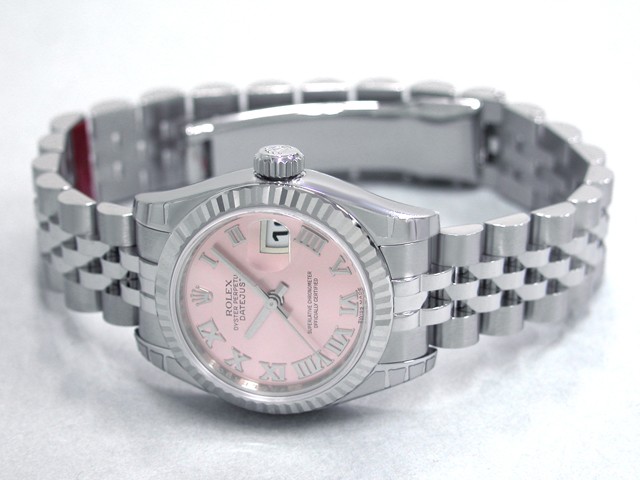ロレックススーパーコピー ROLEX パーペチュアル デイトジャスト レディース 179174 ピンクローマ