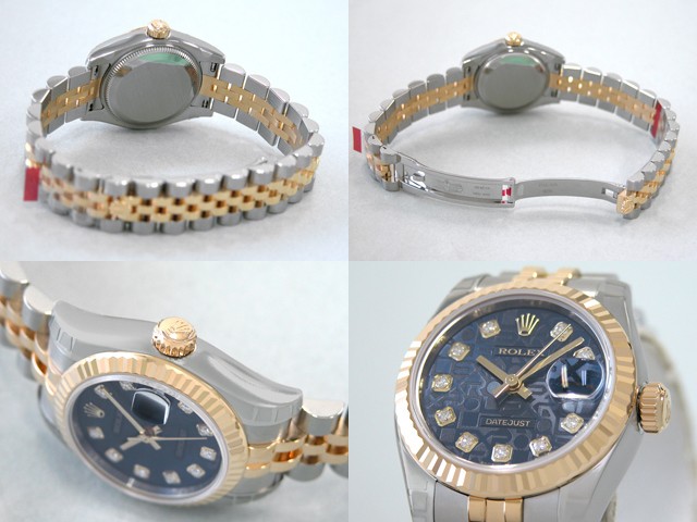 ロレックススーパーコピー ROLEX パーペチュアル デイトジャスト レディース 179173J ブルーコンピューター