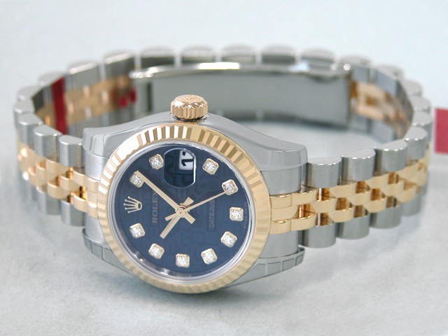 ロレックススーパーコピー ROLEX パーペチュアル デイトジャスト レディース 179173J ブルーコンピューター