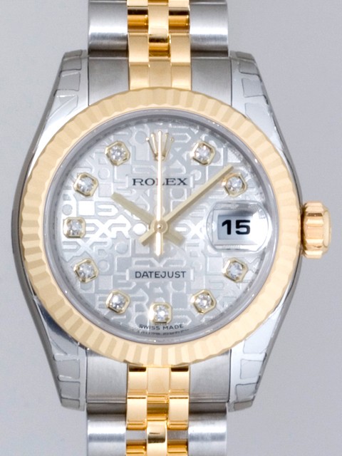 ロレックススーパーコピー ROLEX パーペチュアル デイトジャスト レディース 179173J シルバーコンピューター