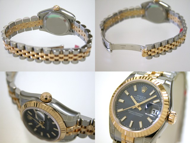 ロレックススーパーコピー ROLEX パーペチュアル デイトジャスト レディース 179173 ブルーバー