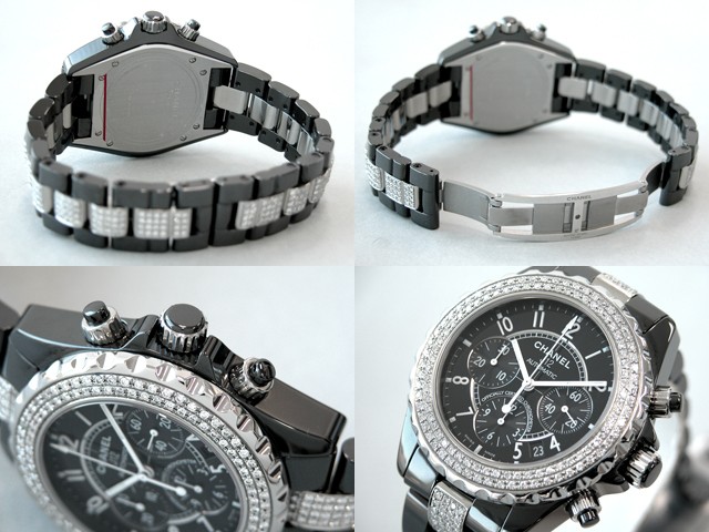 シャネルスーパーコピー j12 H0940 41mm クロノグラフ ブラックセラミックブレス