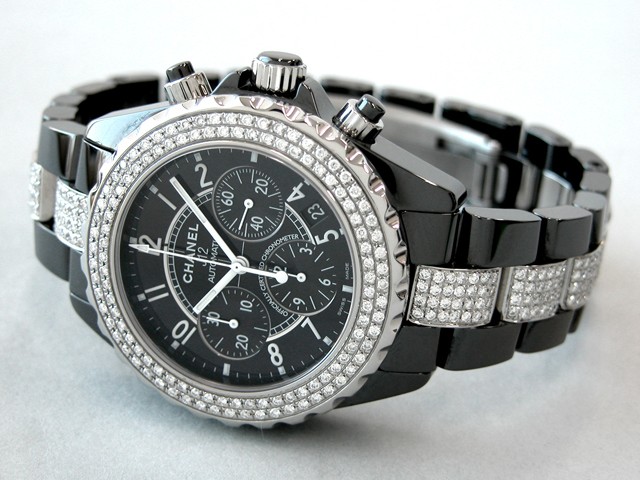 シャネルスーパーコピー j12 H0940 41mm クロノグラフ ブラックセラミックブレス