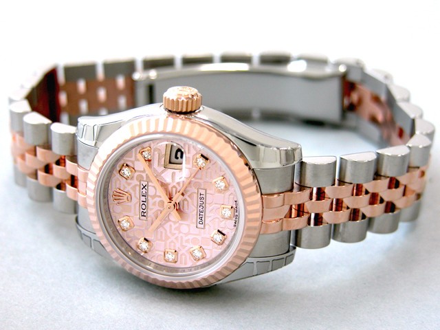 ロレックススーパーコピー ROLEX パーペチュアル デイトジャスト レディース 179171J ピンクコンピューター