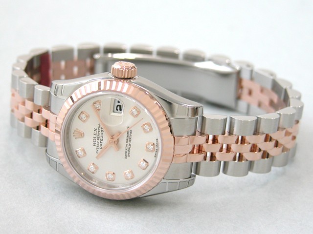 ロレックススーパーコピー ROLEX パーペチュアル デイトジャスト レディース 179171G シルバー