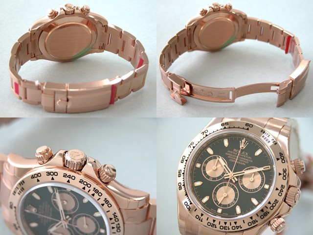 ロレックススーパーコピー ROLEX デイトナ 116505 ブラック/ピンク 自動巻