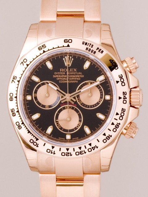 ロレックススーパーコピー ROLEX デイトナ 116505 ブラック/ピンク 自動巻