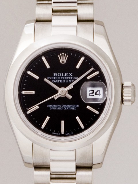 ロレックススーパーコピー ROLEX パーペチュアル デイトジャスト レディース 179166 ブラック