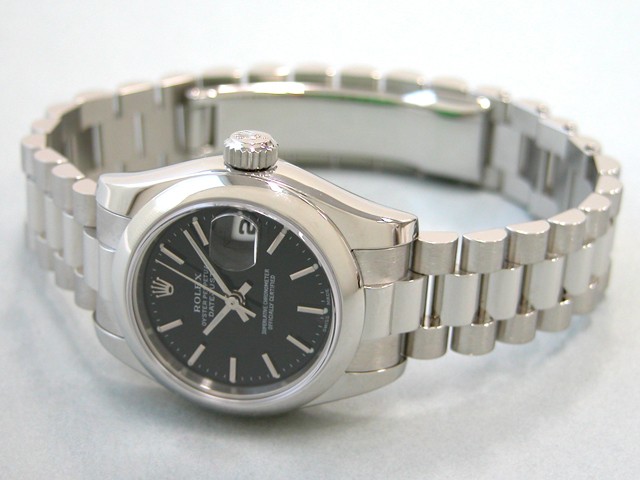 ロレックススーパーコピー ROLEX パーペチュアル デイトジャスト レディース 179166 ブラック