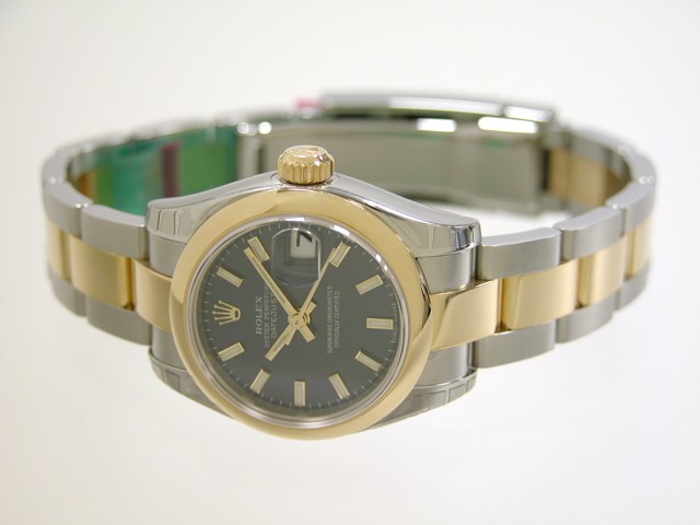 ロレックススーパーコピー ROLEX パーペチュアル デイトジャスト レディース 179163 オイスターブレス ブルーバー