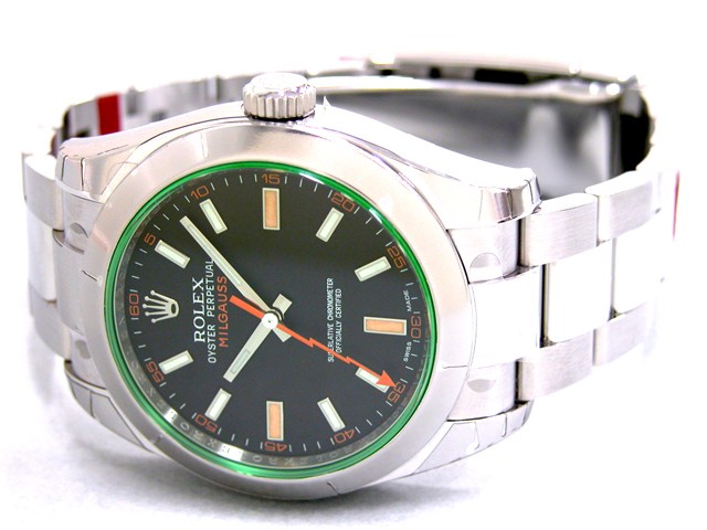 ロレックススーパーコピー ROLEX パーペチュアル　ミルガウス 116400GV ブラック