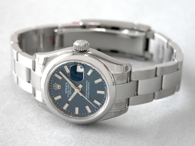 ロレックススーパーコピー ROLEX パーペチュアル デイトジャスト レディース 179160 オイスターブレス ブルーバー