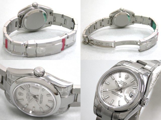 ロレックススーパーコピー ROLEX パーペチュアル デイトジャスト レディース 179160 オイスターブレス シルバー
