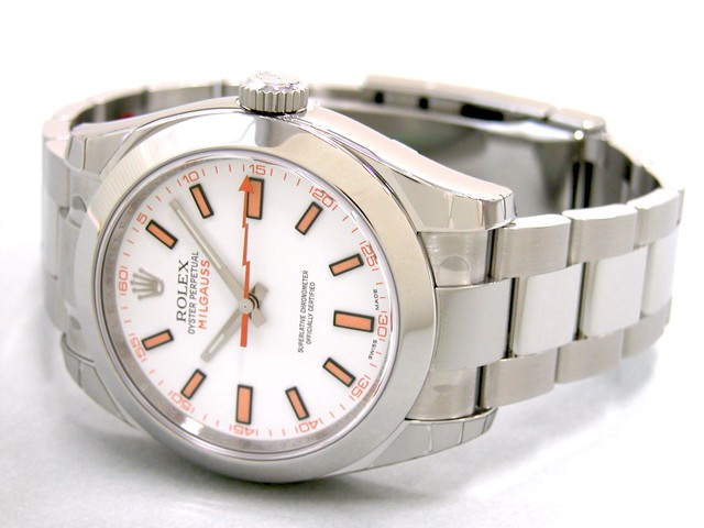 ロレックススーパーコピー ROLEX パーペチュアル ミルガウス 116400 ホワイト