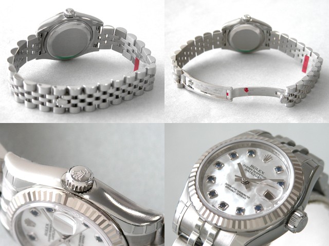 ロレックススーパーコピー ROLEX パーペチュアル デイトジャスト レディース 179174NGS ホワイトシェル