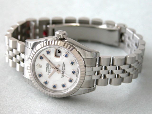 ロレックススーパーコピー ROLEX パーペチュアル デイトジャスト レディース 179174NGS ホワイトシェル