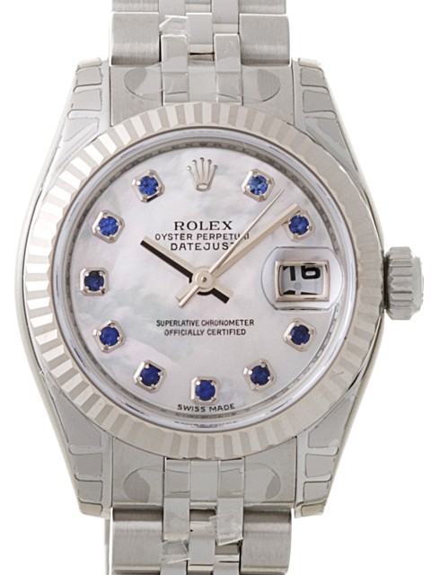 ロレックススーパーコピー ROLEX パーペチュアル デイトジャスト レディース 179174NGS ホワイトシェル