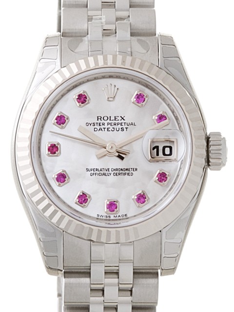 ロレックススーパーコピー ROLEX パーペチュアル デイトジャスト レディース 179174NGR ホワイトシェル