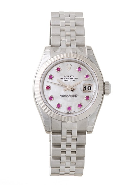 ロレックススーパーコピー ROLEX パーペチュアル デイトジャスト レディース 179174NGR ホワイトシェル