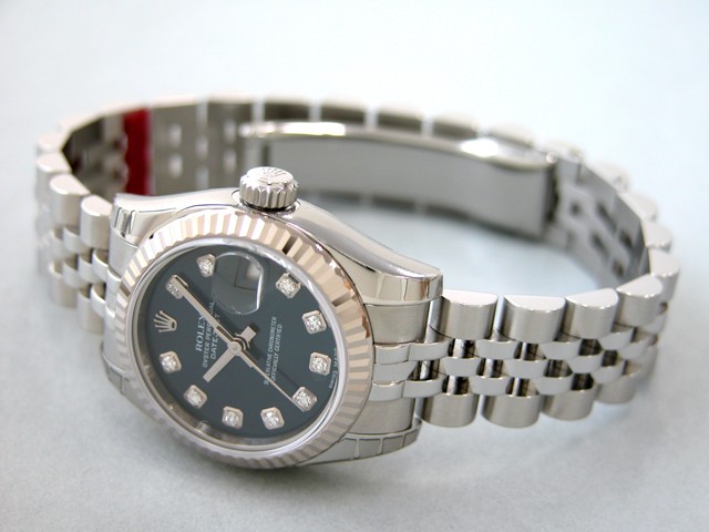 ロレックススーパーコピー ROLEX パーペチュアル デイトジャスト レディース 179174G ブルー