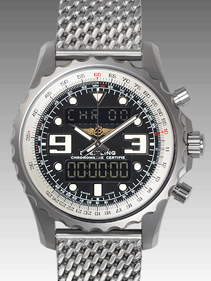 ブライトリングスーパーコピー クロノスペース A785B26ACA ステンレス ブラック メンズ