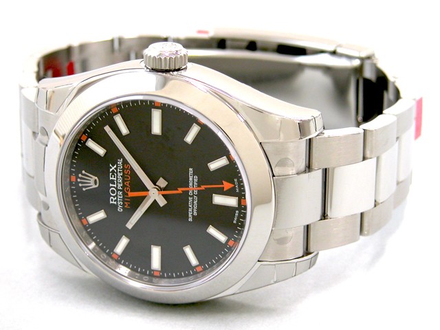 ロレックススーパーコピー ROLEX パーペチュアル　ミルガウス 116400 ブラック