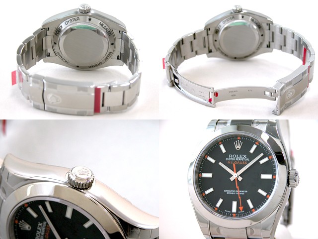 ロレックススーパーコピー ROLEX パーペチュアル　ミルガウス 116400 ブラック