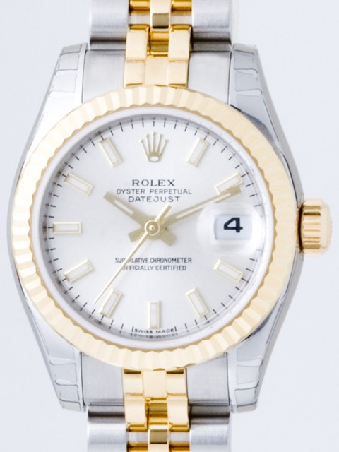 ロレックススーパーコピー ROLEX パーペチュアル デイトジャスト レディース 179173 シルバーバー