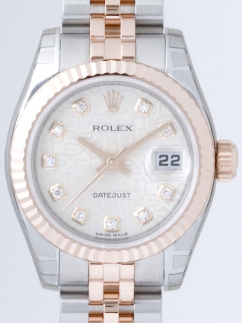 ロレックススーパーコピー ROLEX パーペチュアル デイトジャスト レディース 179171J シルバーコンピューター