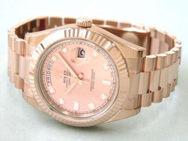 ロレックススーパーコピー ROLEX デイデイトII 218235A プレジデントブレス ピンク