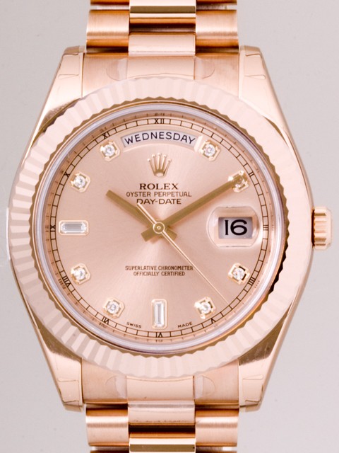 ロレックススーパーコピー ROLEX デイデイトII 218235A プレジデントブレス ピンク