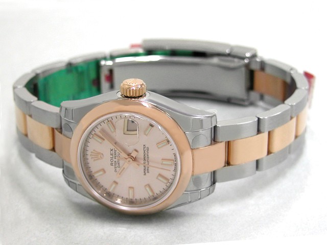 ロレックススーパーコピー ROLEX パーペチュアル デイトジャスト レディース 179161 オイスターブレス ピンク