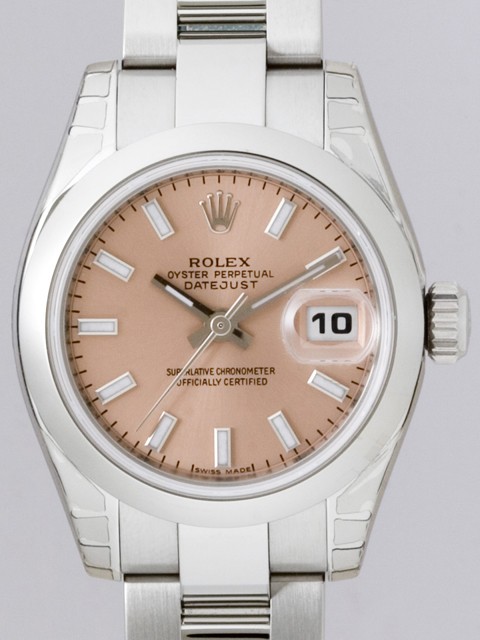 ロレックススーパーコピー ROLEX パーペチュアル デイトジャスト レディース 179160 オイスターブレス ピンク