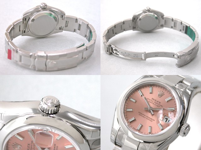 ロレックススーパーコピー ROLEX パーペチュアル デイトジャスト レディース 179160 オイスターブレス ピンク